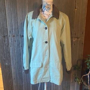 L.L. Bean Sage and Brown Barn Jacket